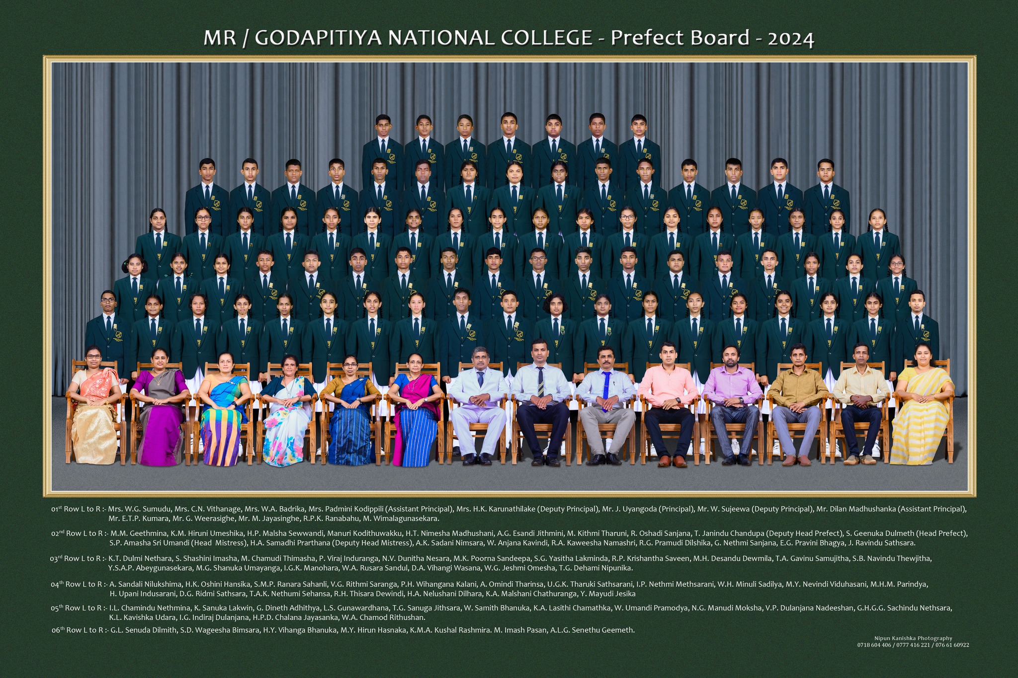 2024 Group Photo Prefects